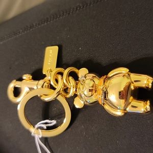 Coach bear keyring